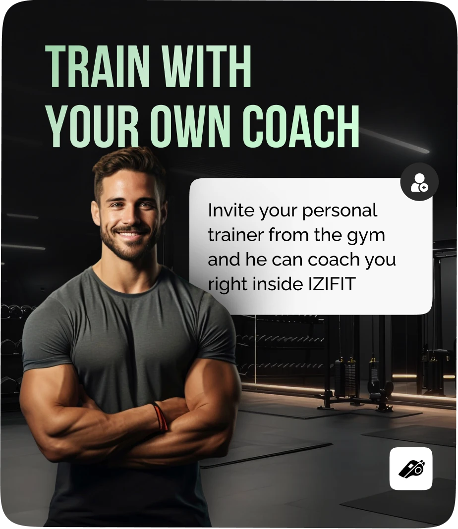 Training with a connected human coach